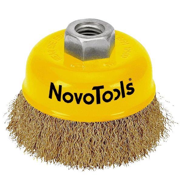 Щітка торцева NovoTools 80 шт/уп 85 мм NTWB8514BC фото