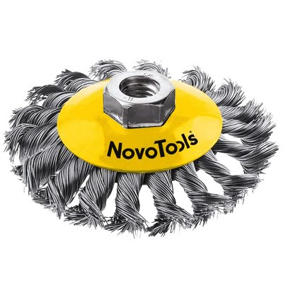 Щітка конусна NovoTools 80 шт/уп 100 мм NTBWBB10014ST фото